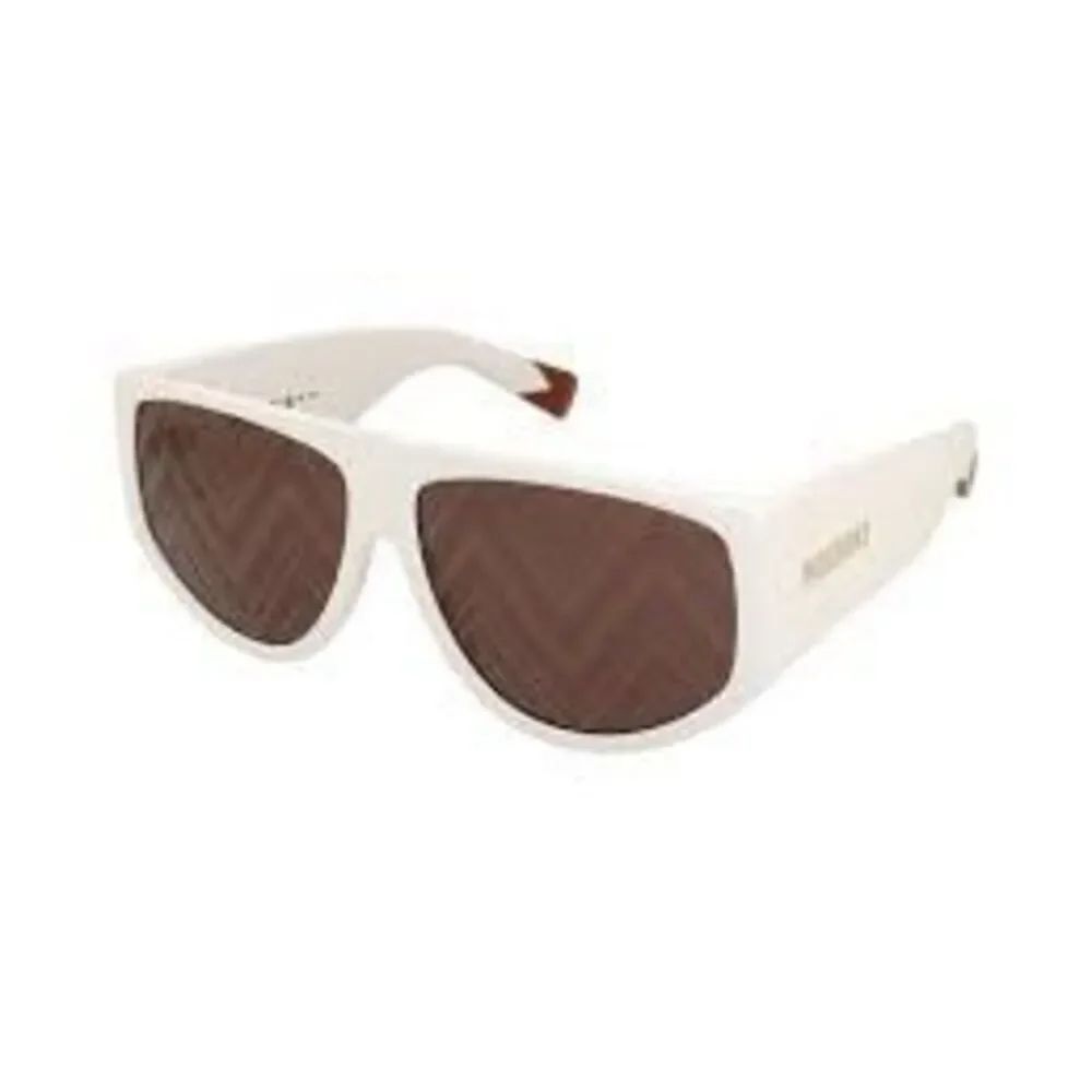 MISSONI MIS 0165/S Sunglasses Ivory White Chunky Wide Frame Y2K Celeb Style NEW
